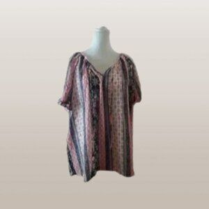 Camo Vintage Floral Blouse